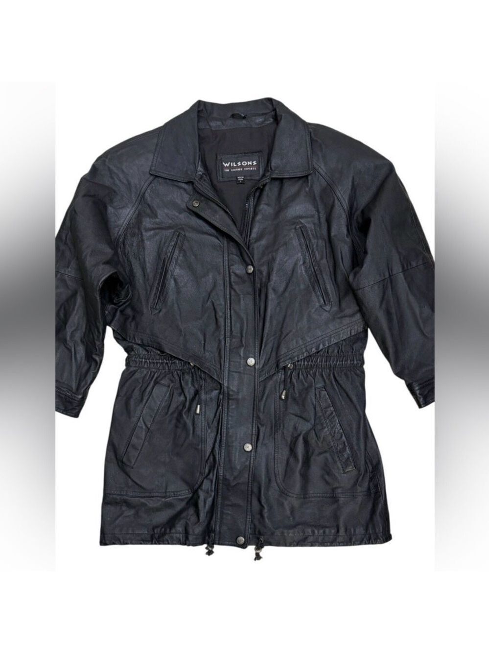 WILSONS LEATHER Vintage Retro Casual Winter Designer Jacket Coat Womens Large